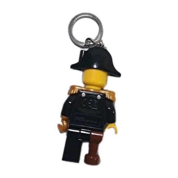 LEGO LEGOLAND Pirates Brickbeard Captain Keychain Minifigure 3.25" Minifig Toy - Picture 2 of 2